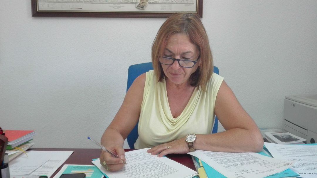 La concejala de personal, Nines Calleja.