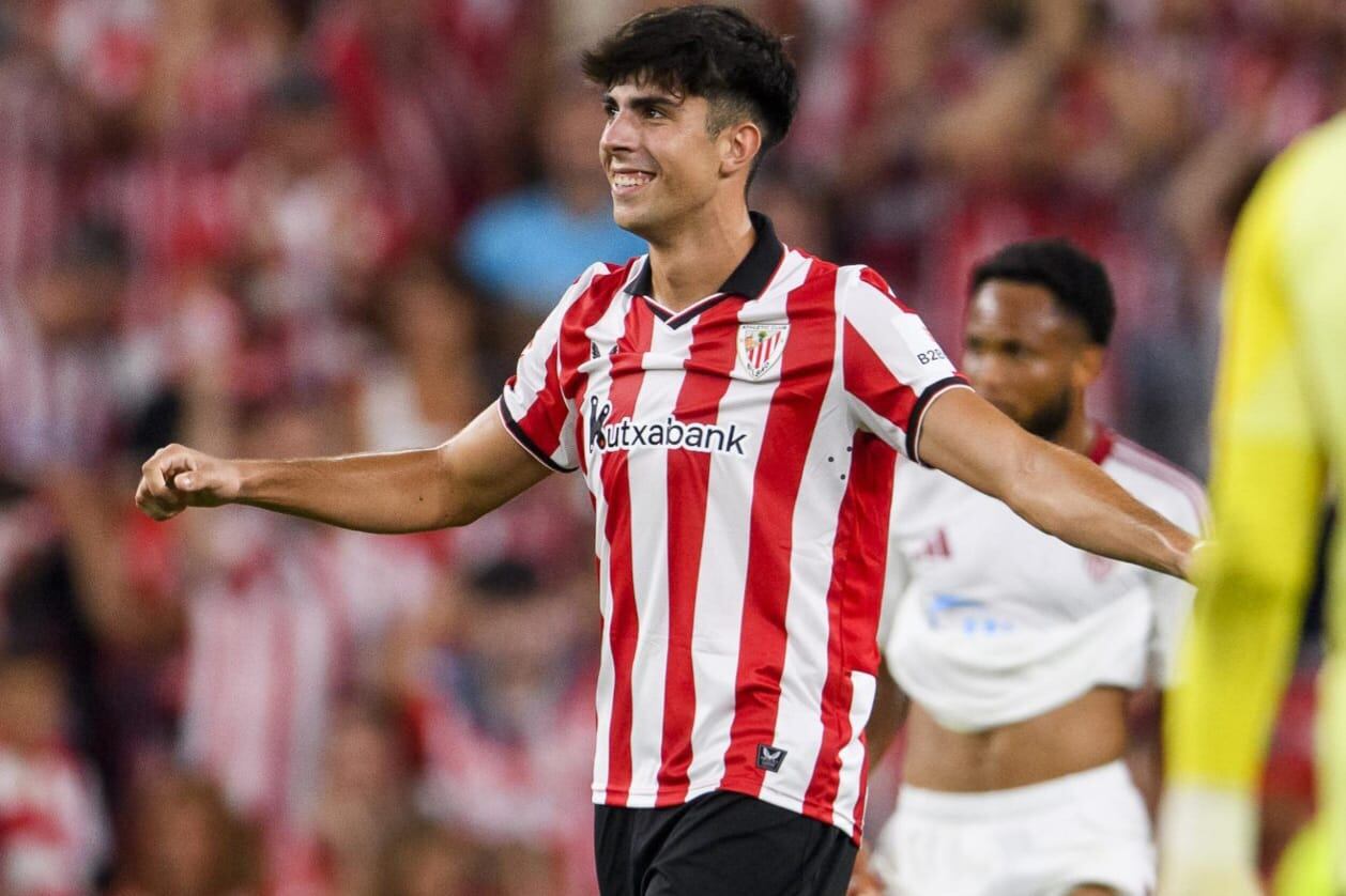 Alejandro Rego debutó con el Athletic Club ante el Sevilla