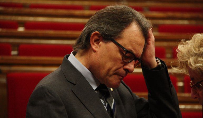 Artur Mas, presidente en funciones de la Generalitat de Catalunya