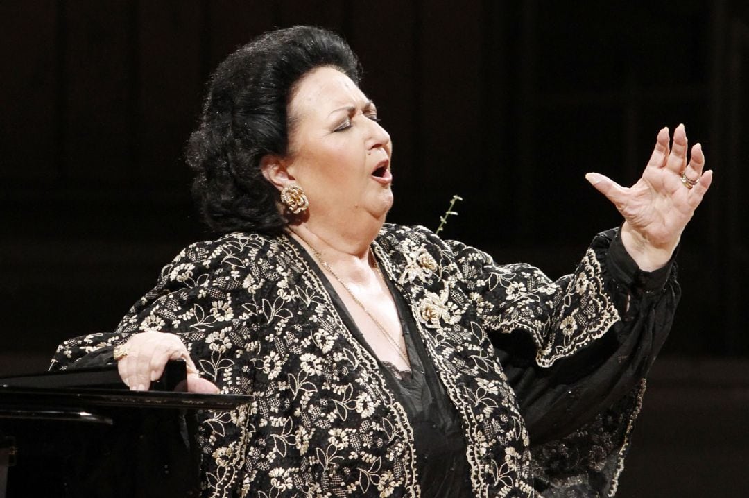 La soprano Montserrat Caballé durant un concert a Berlín, 2011.