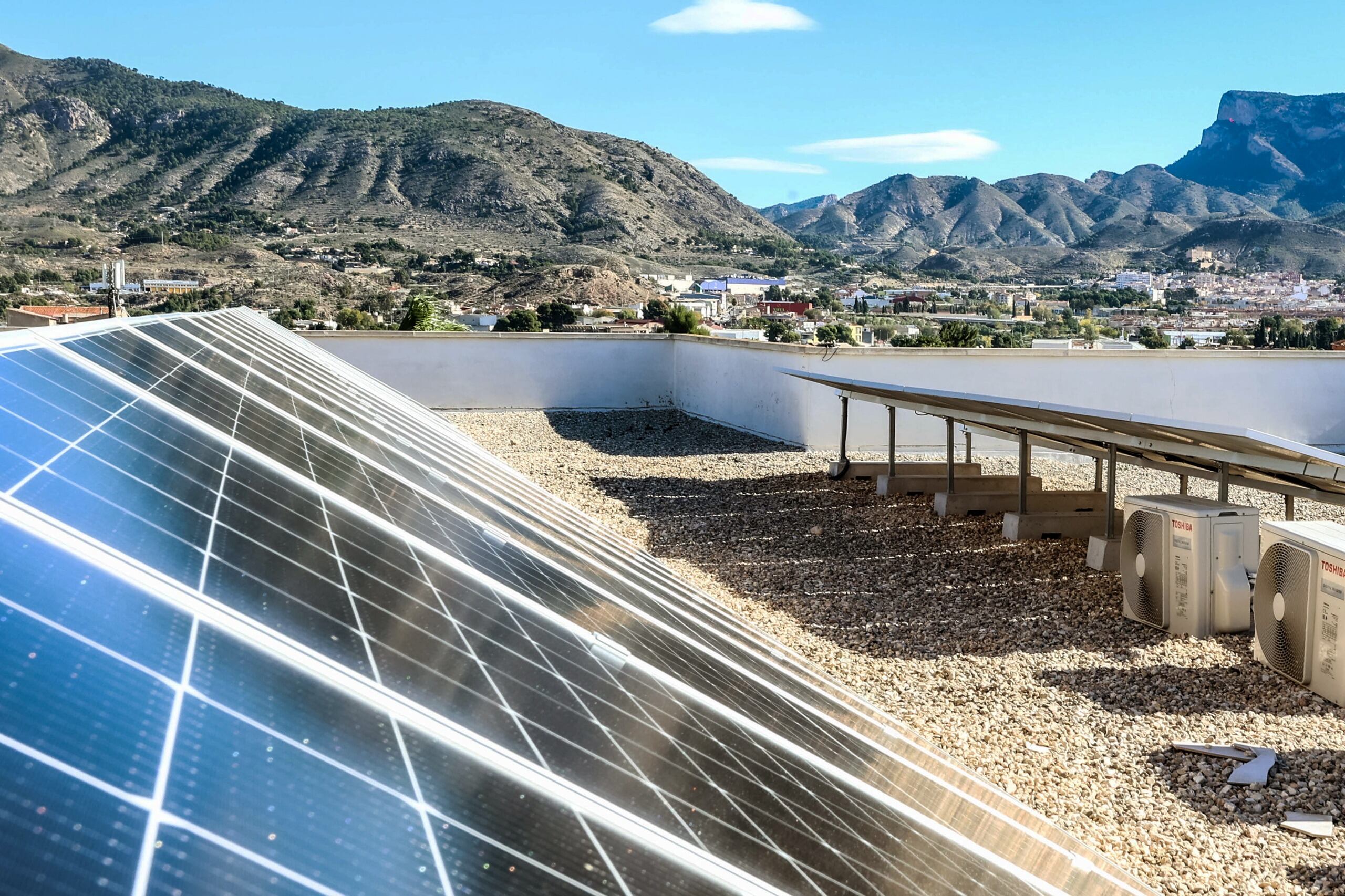 Imagen de archivo de una planta fotovoltaica