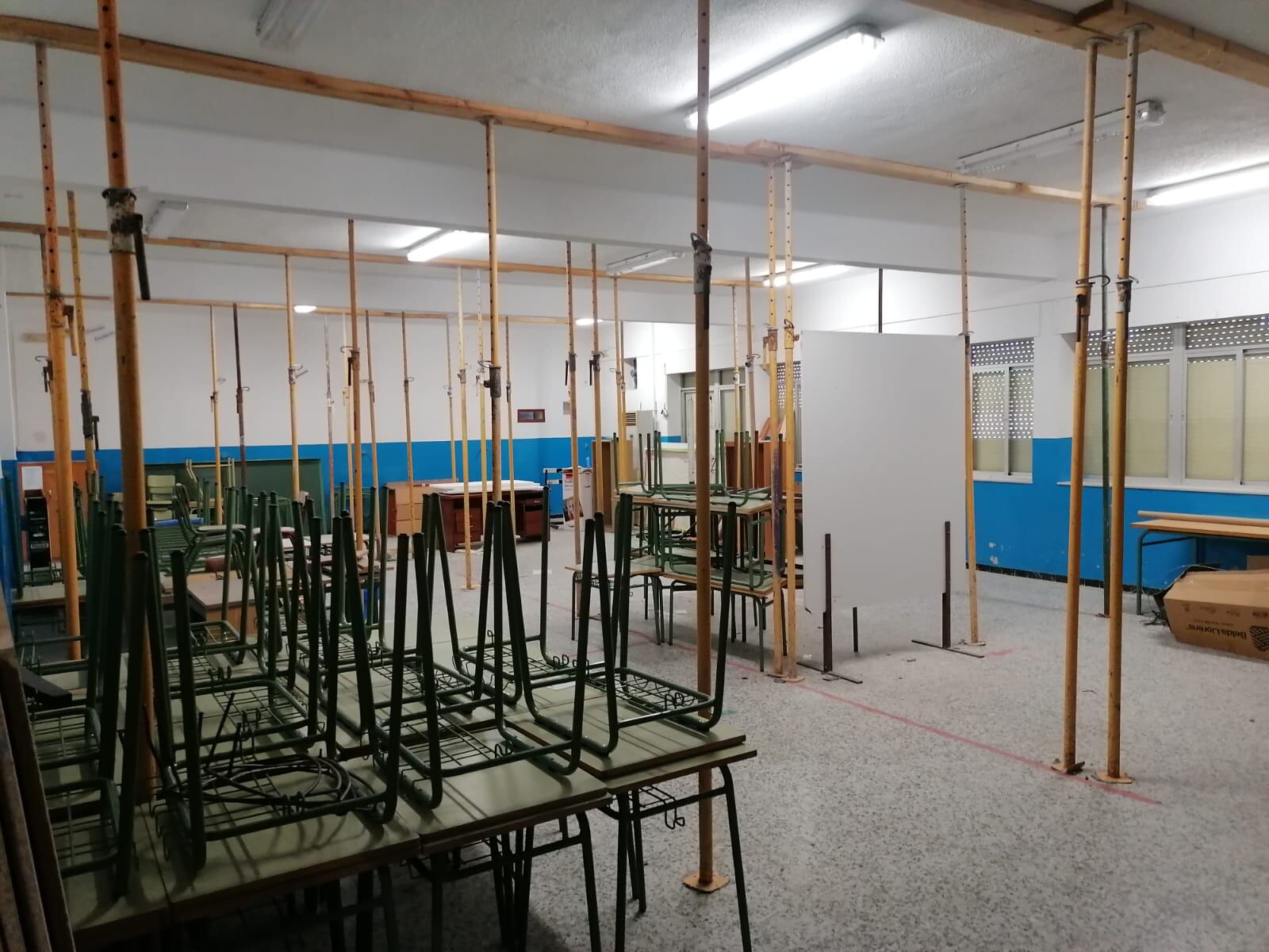 Aspecto de alguna de las aulas