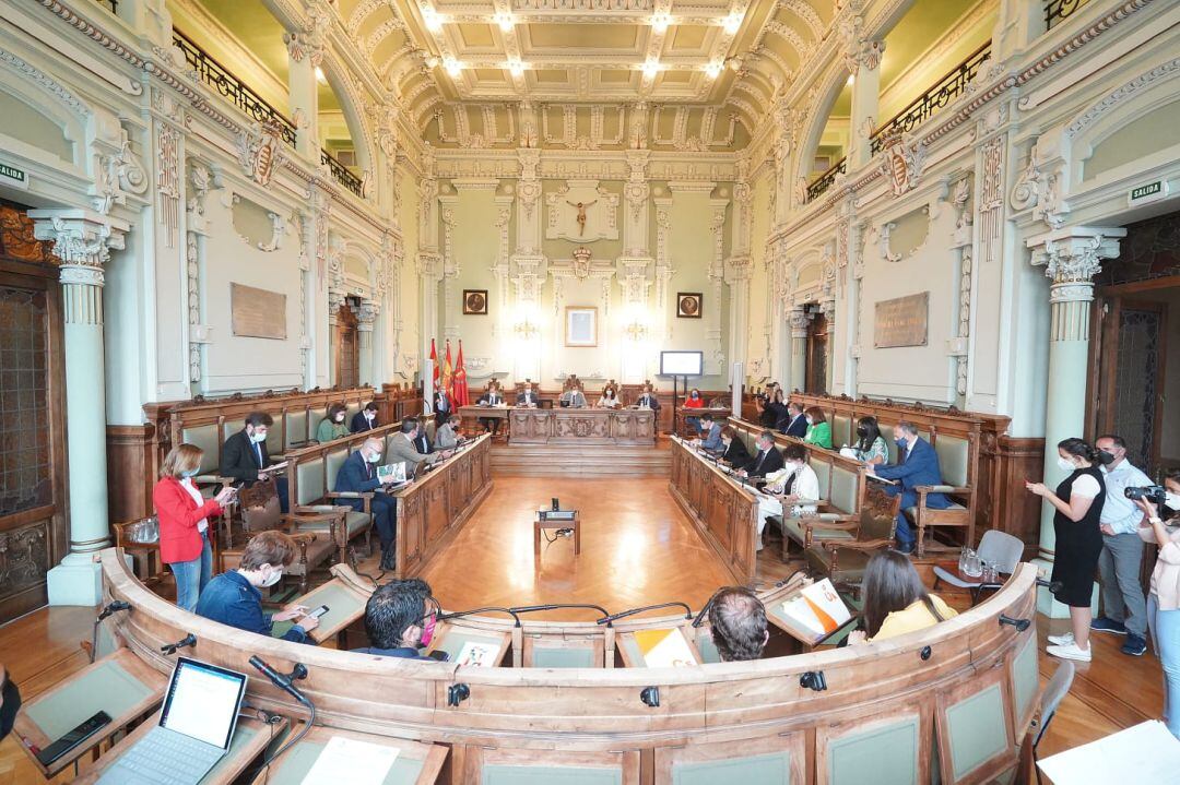 Imagen del Pleno del Ayuntamiento de Valladolid