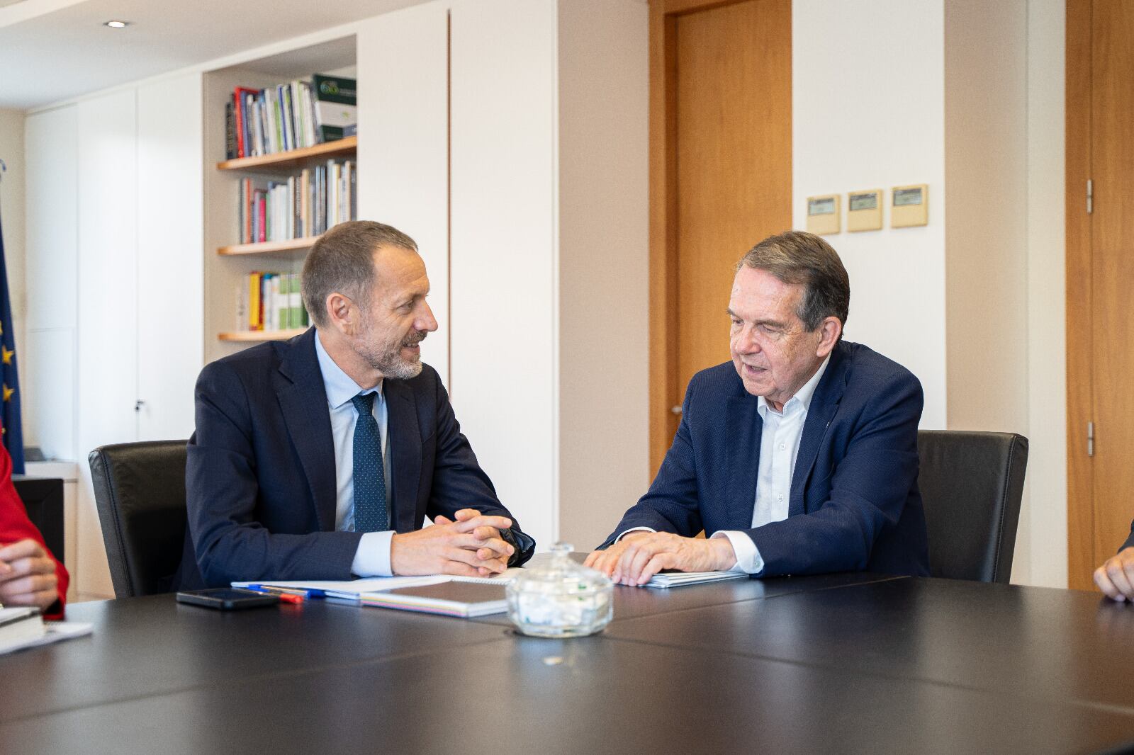 Abel Caballero, alcalde de Vigo y Ángel Contreras, presidente de Adif