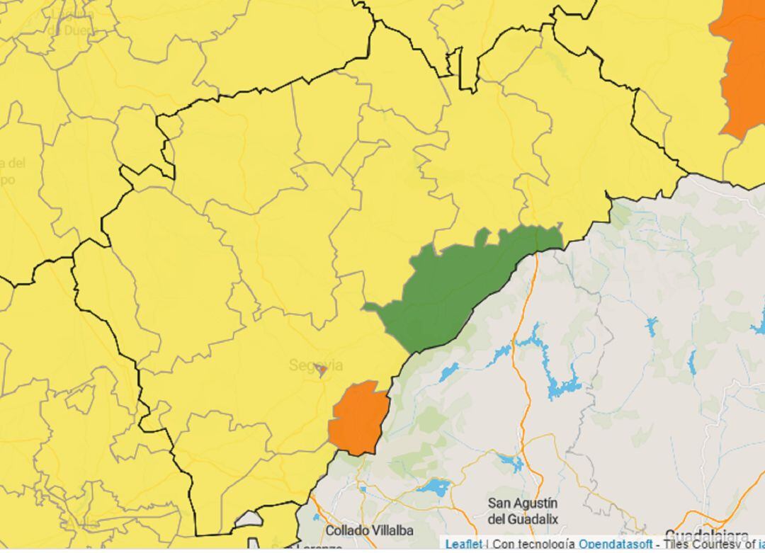 La Zona Básica de Salud de Navafría no registra contagios en los últimos siete días
