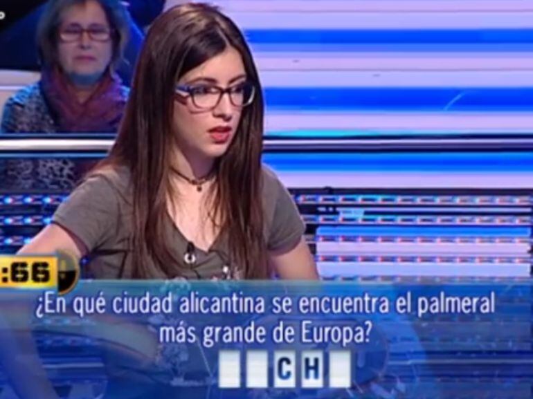 Visitelche busca a la concursante de &quot;Ahora Caigo&quot; que no respondió a la pregunta de dónde está el palmeral más grande de Europa