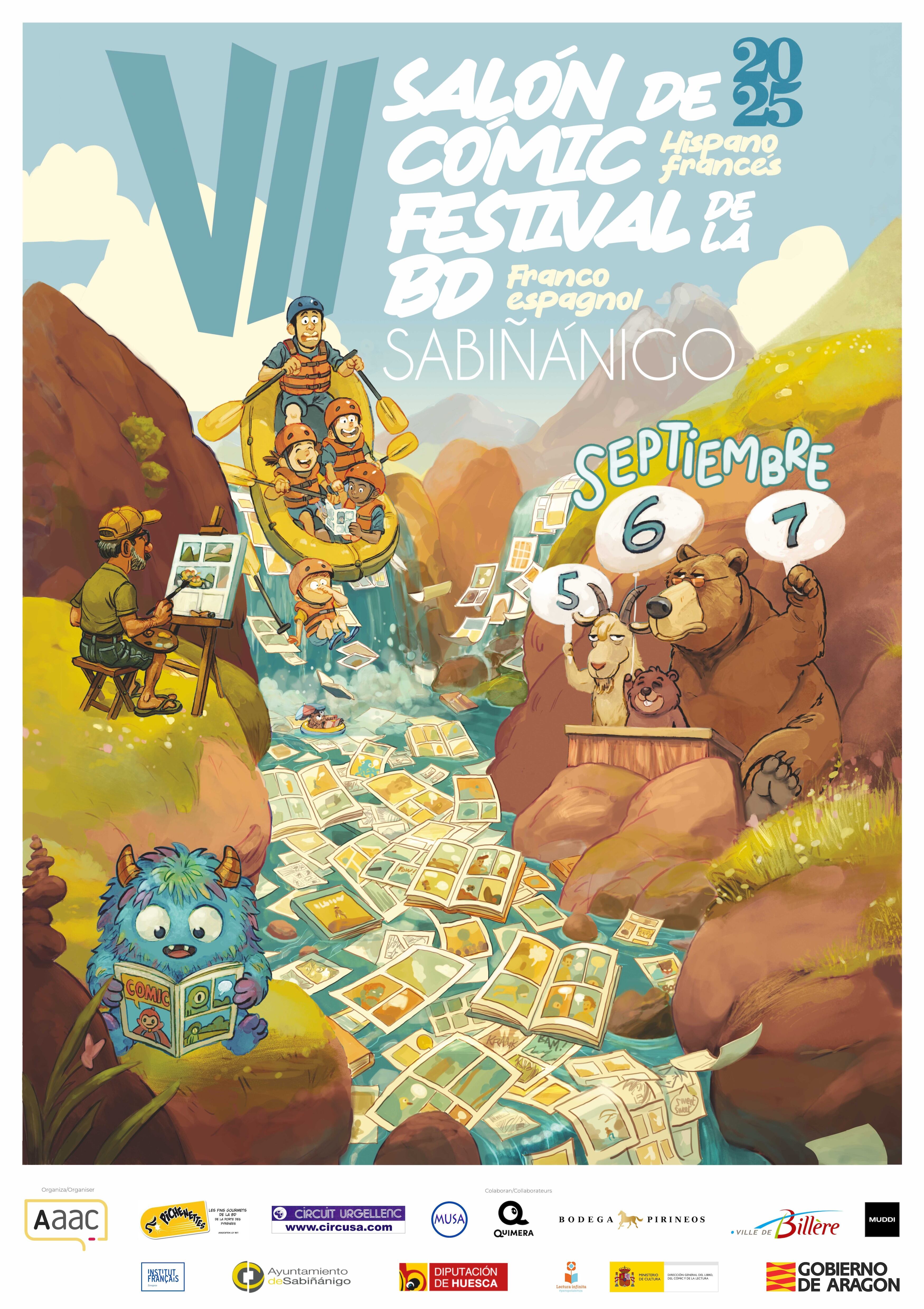 El autor del cartel del VII Salón Hispano Francés de Cómic de Sabiñánigo es Vincent Lefebvre, que también participará en el evento