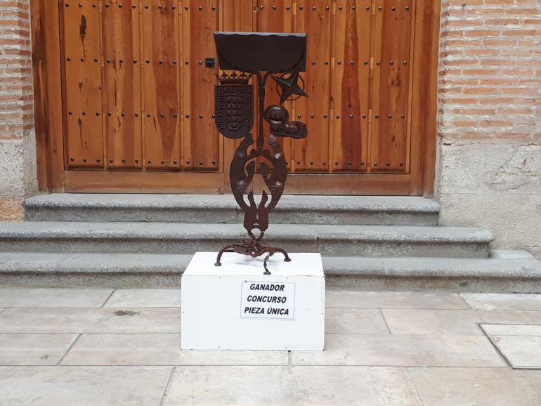 Obra ganadora del concurso &quot;Pieza única&quot; de la Feria de Artesanía