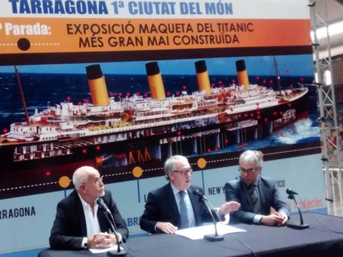 Tarragona acollirà la maqueta del Titanic més gran del món