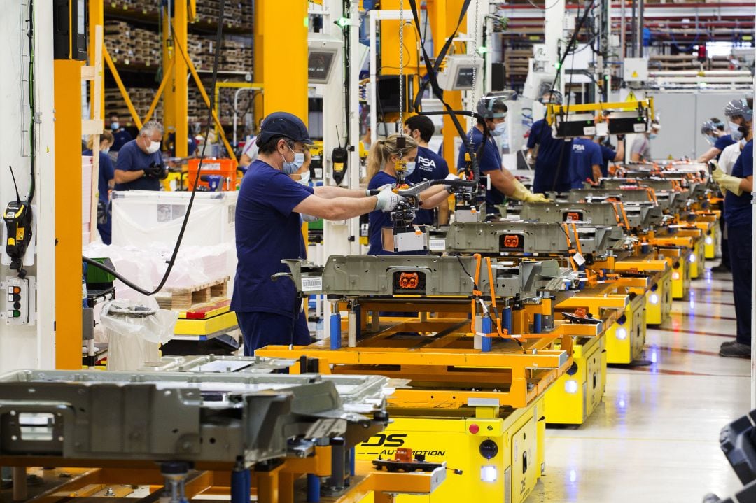 Actividad en la planta de Balaídos.