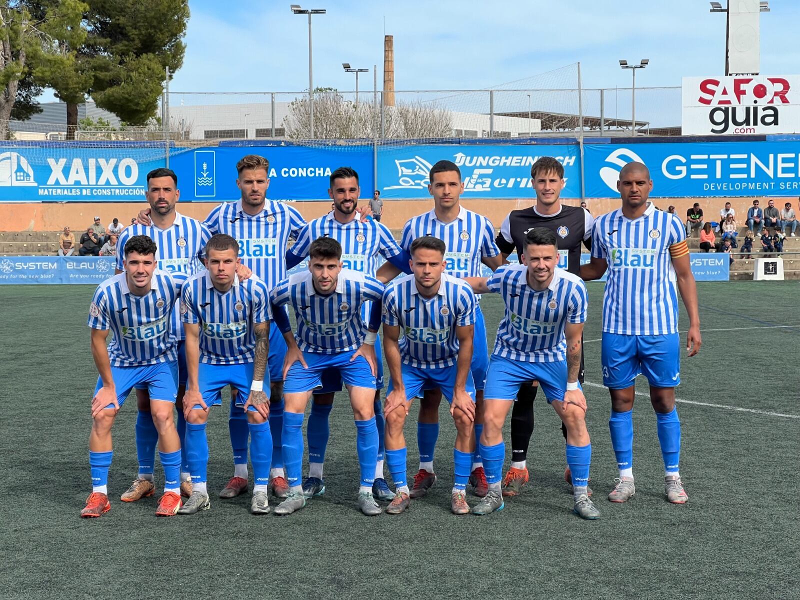 Once inicial del CF Gandia