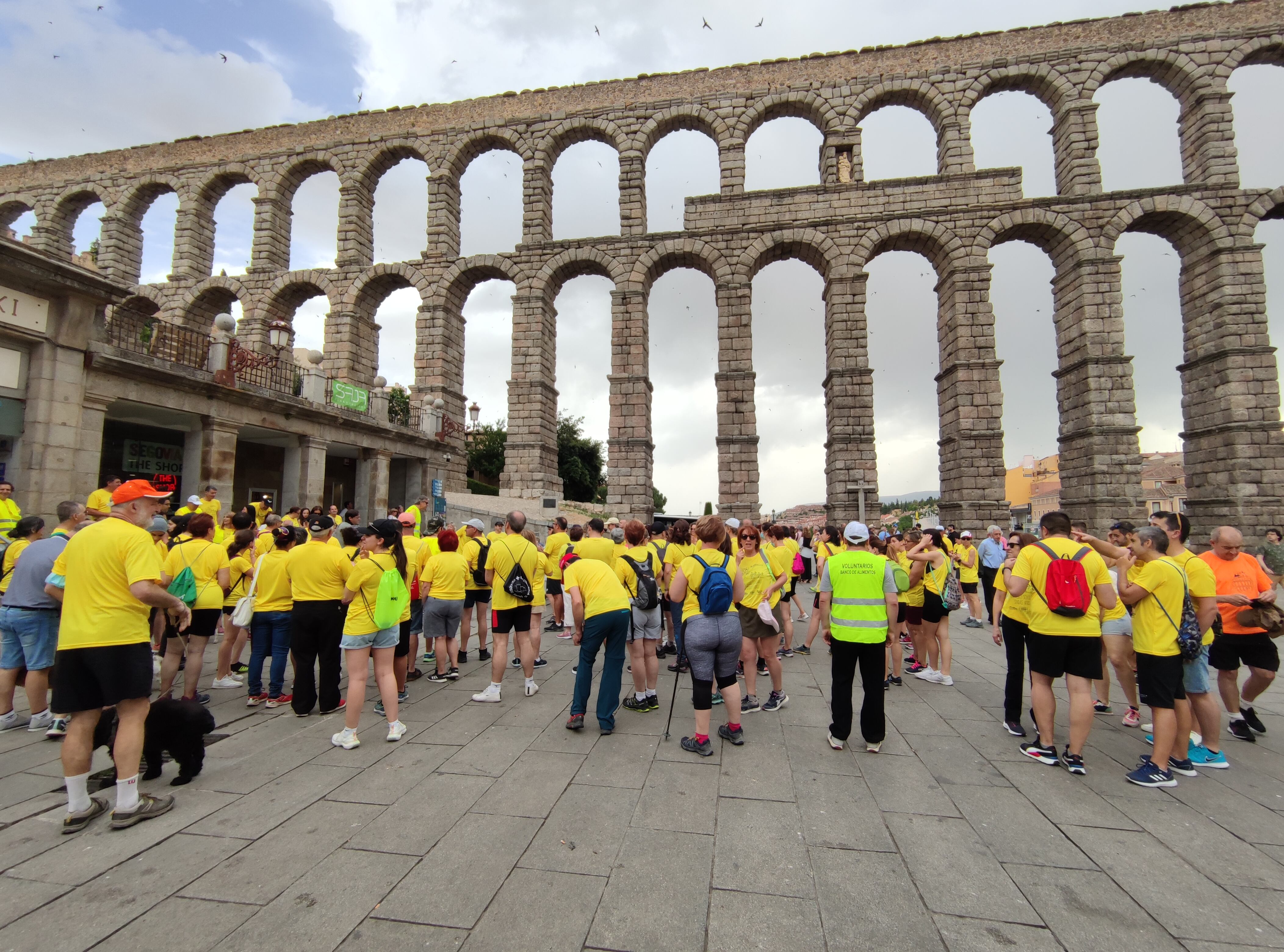 VIII paseo solidario de los Hermanos de la Cruz Blanca de Segovia