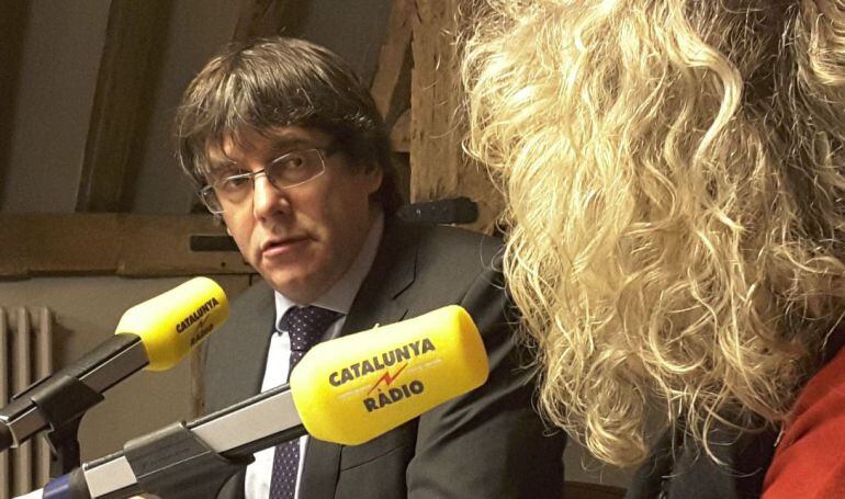 El expresidente Puigdemont ha sido entrevistado en Bélgica por &#039;El matí de CatRàdio&#039;.