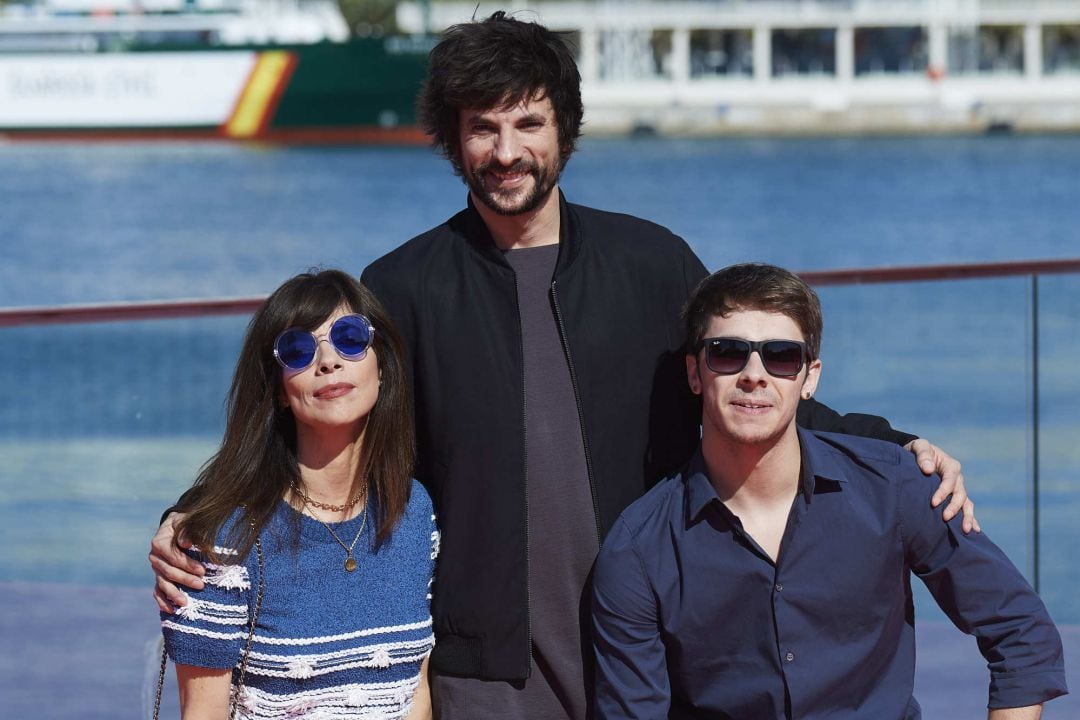 Maribel Verdú y Germán Alcarazu, junto al director Mikel Rueda, presentan &#039;El doble más quince&#039; en el Festival de Málaga