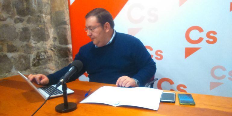 Marco Antonio Serrano, portavoz municipal de Ciudadanos