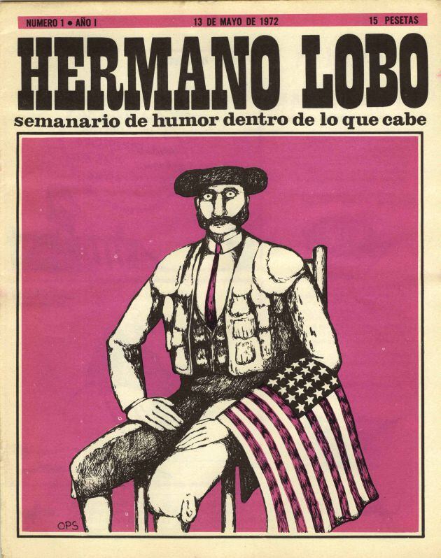 Portada de la revista Hermano Lobo del mes de mayo de 1972