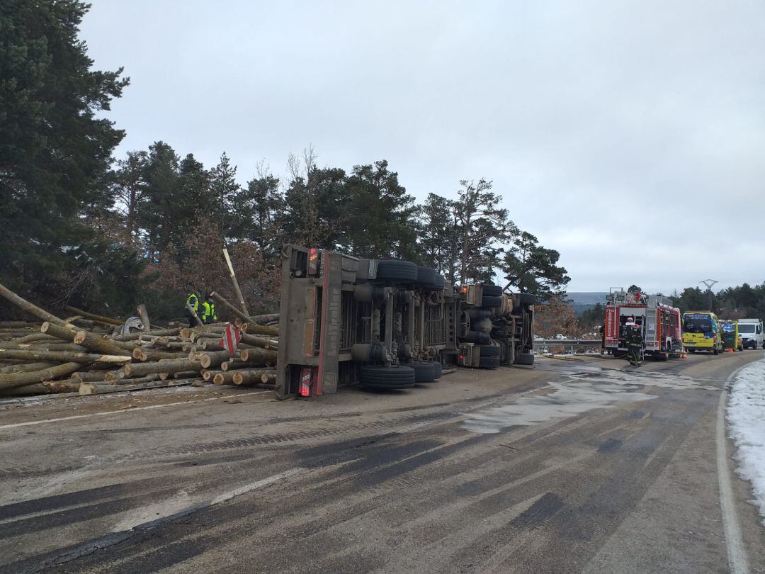 Accidente de tráfico en Molinos de Duero