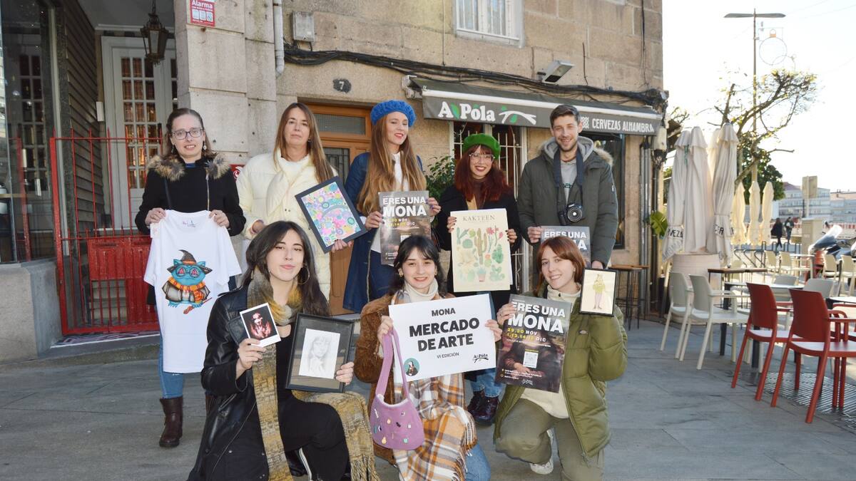 Vigo se vuelve a llenar de arte este fin de semana con el regreso de MONA al Paseo de Alfonso