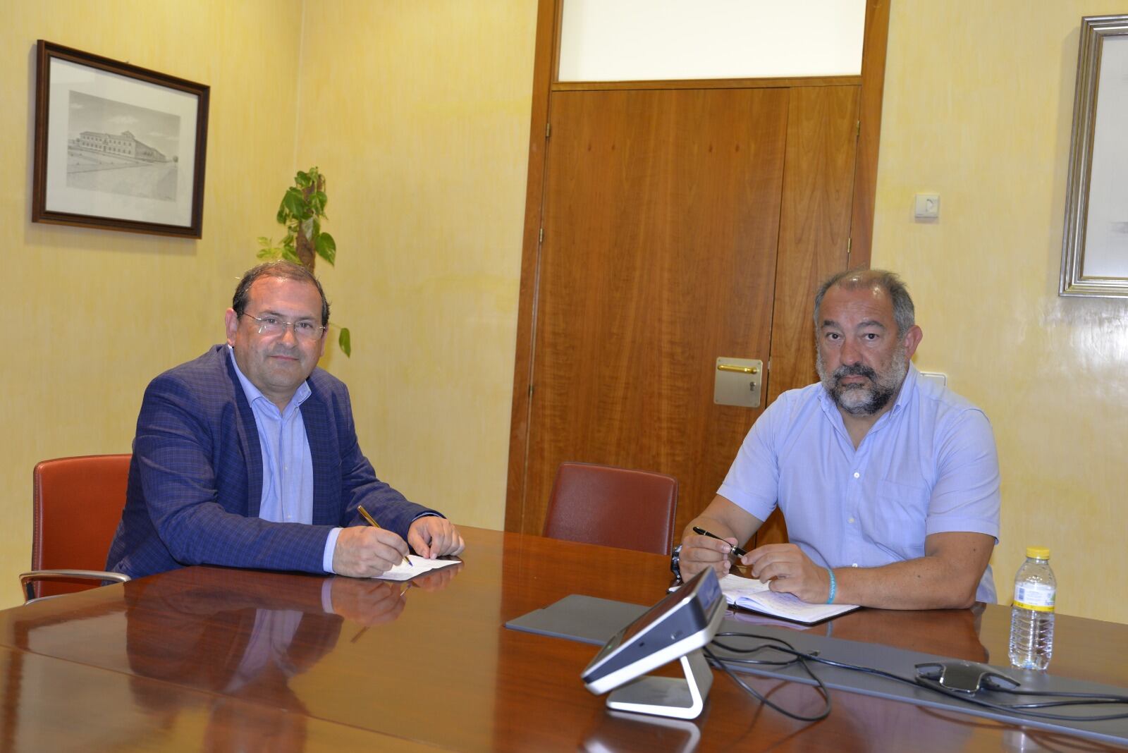 El rector de la UCLM y el alcalde de Puertollano en su primer encuentro de trabajo