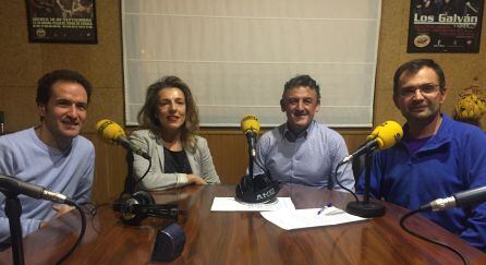 Toni Duque, Piluca Lillo,Javier Fernández y Manuel Ruiz-Gómez de Fez