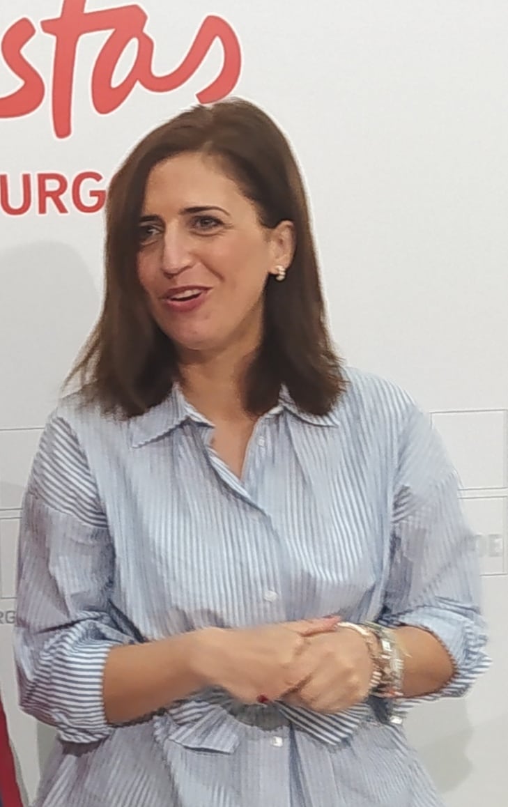 La secretaria general del PSOE de Burgos y diputada nacional, Ester Peña