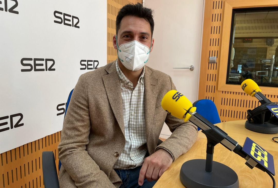 Francisco Jesús López Manzanera, nuevo alcalde de Las Torres de Cotillas, en los estudios de Radio Murcia