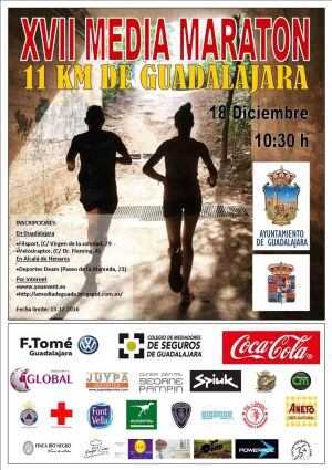 Cartel XVII Media Maratón Guadalajara