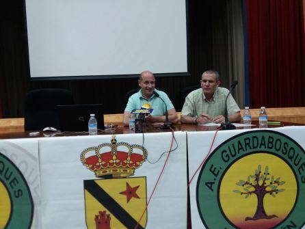 Momento de la intervención del alcalde, José Luis HIdalgo