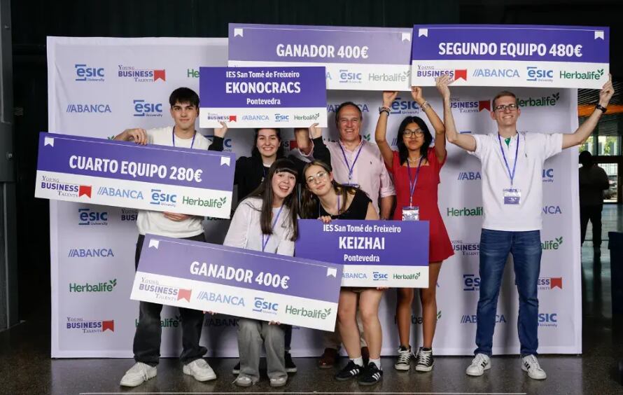 Ganadores de Vigo del Young Business Talents