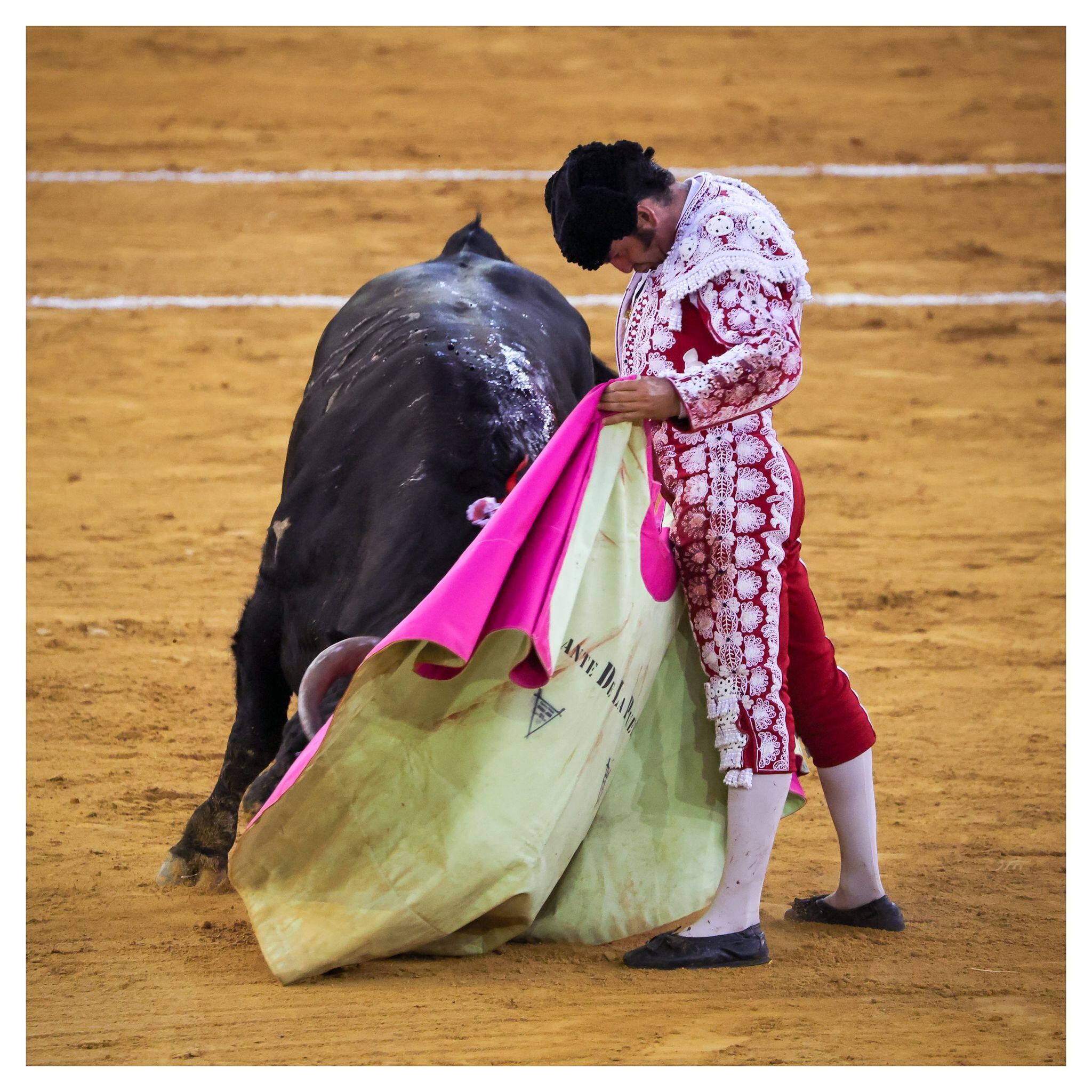 Extraordinaria fotografía de Juan Romero Prieto del lance de Morante de la Puebla el pasado domingo en El Puerto de Santa María