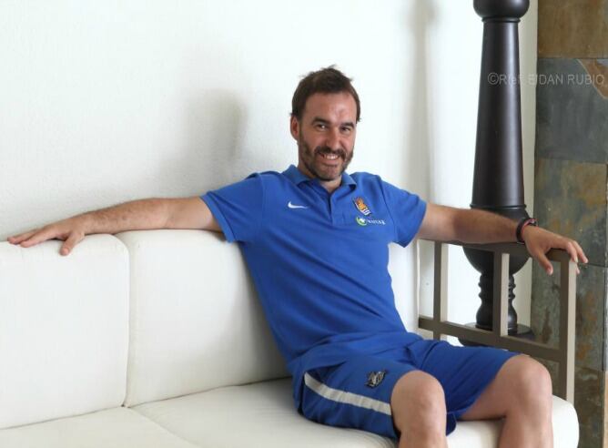 El entrenador de la Real,  Jon Mikel Arrieta optimista ante los cuartos de copa frente al Barça