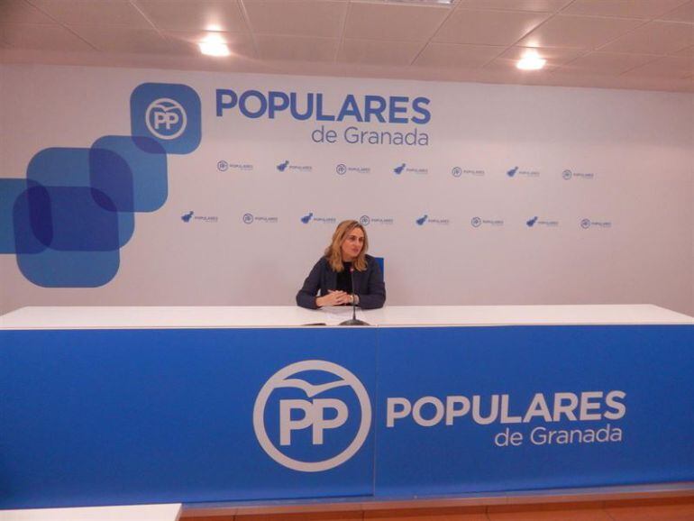 Rueda de prensa de la diputada del PP por Granada Marifrán Carazo