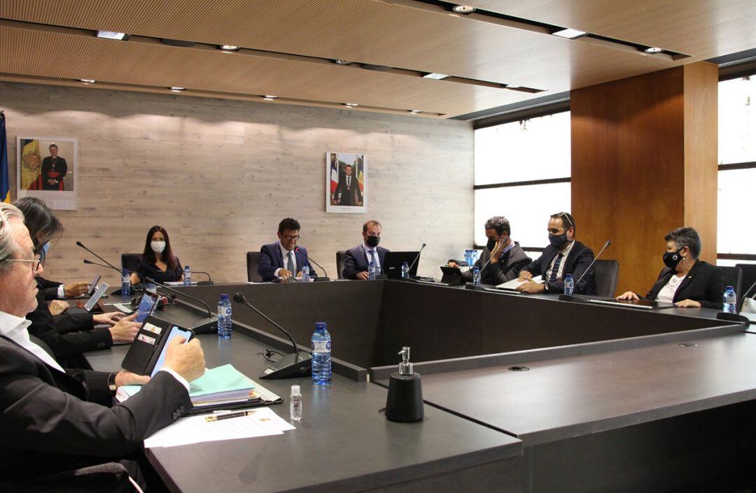 Sessió de consell de comú d'Ordino d'aquest dijous.