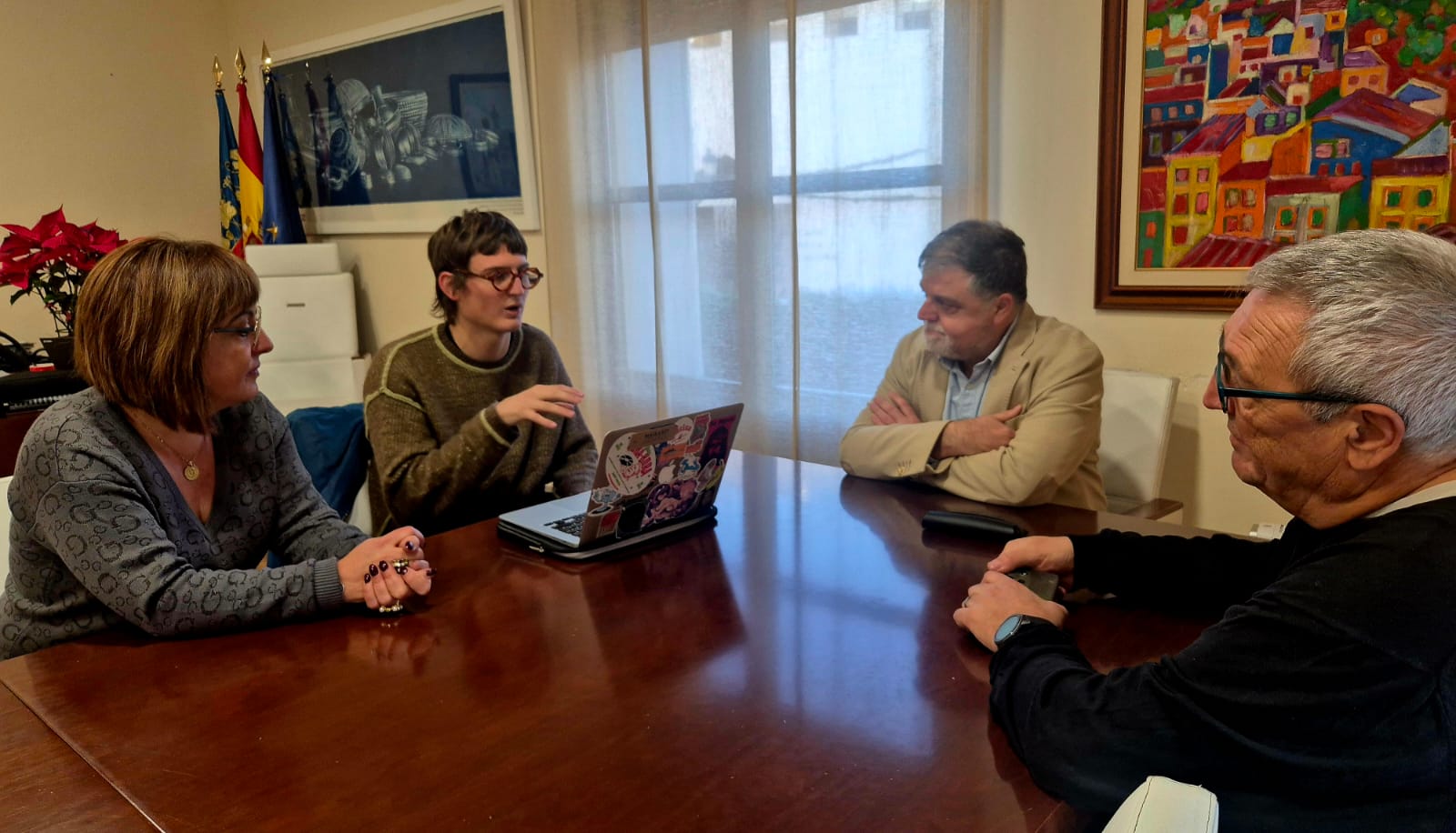 Momento de la reunión