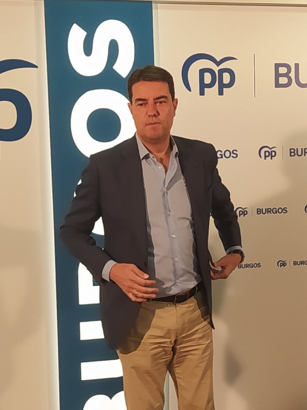 El diputado Ángel Ibáñez es el coordinador de la campaña para las Europeas en Burgos