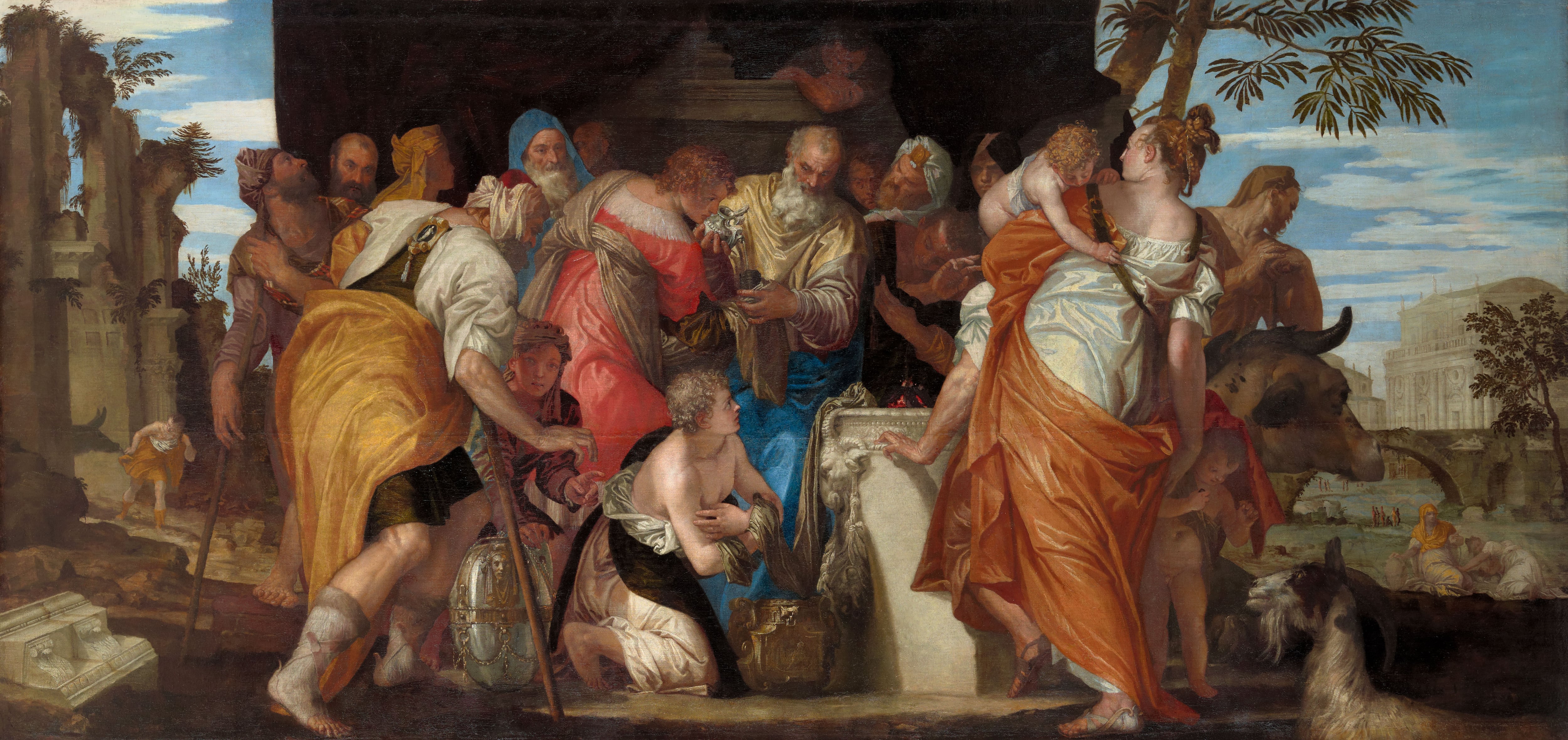 &#039;La unción de David&#039; de Paolo Veronese