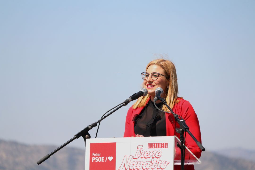 Irene Navarro, alcaldesa de Petrer