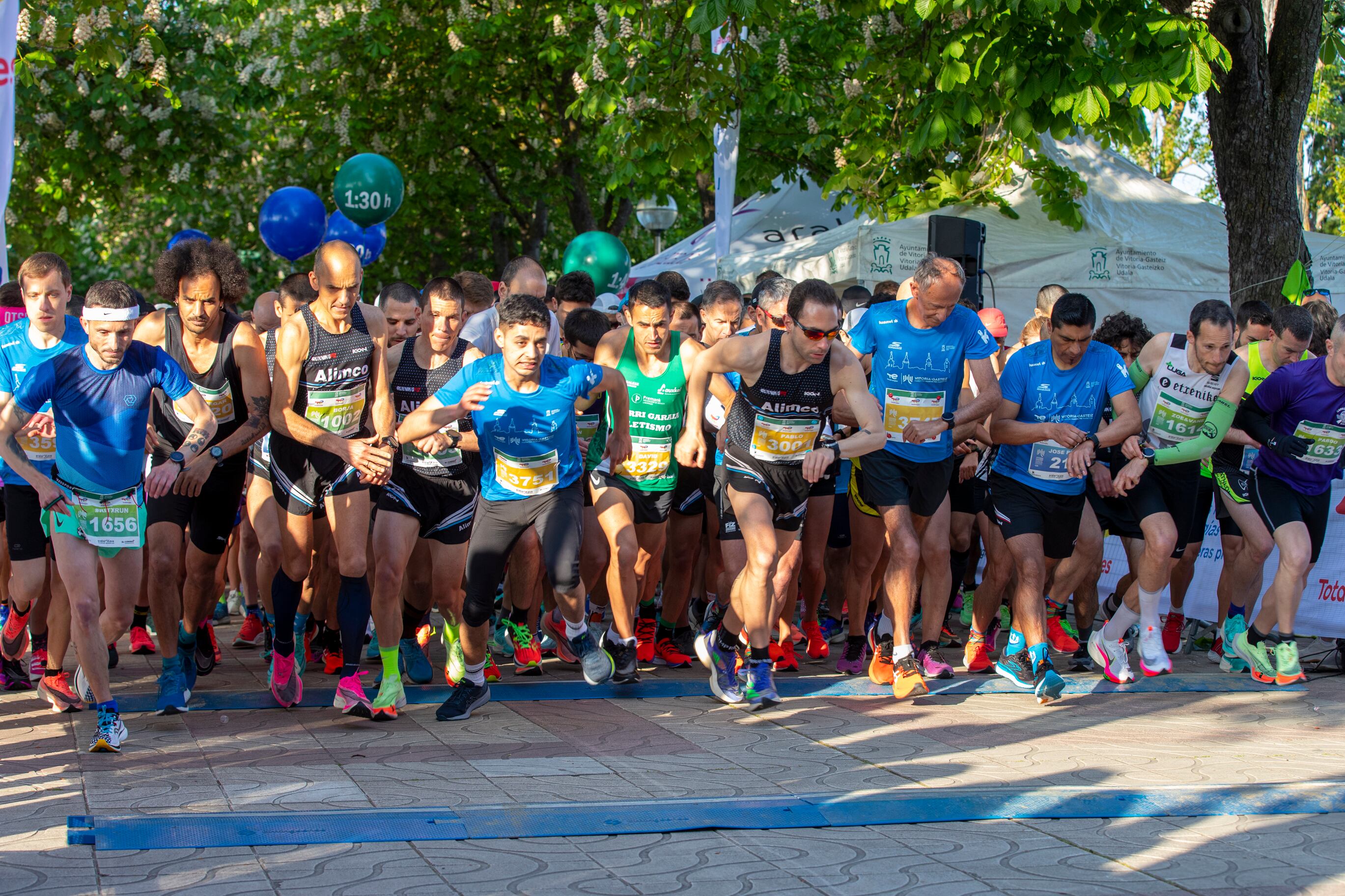 Salida del maratón Martín Fiz de Vitoria
