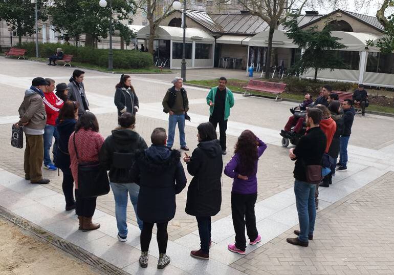 Los antiguos benposteños se han reunido en la Alameda durante los últimos días 