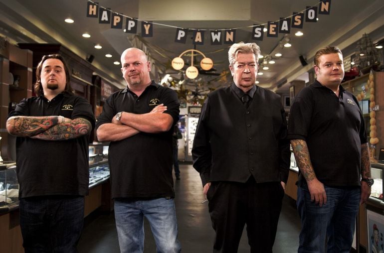 Los cuatro protagonistas de &#039;Pawn Stars&#039;; en España, &#039;La casa de empeños&#039;