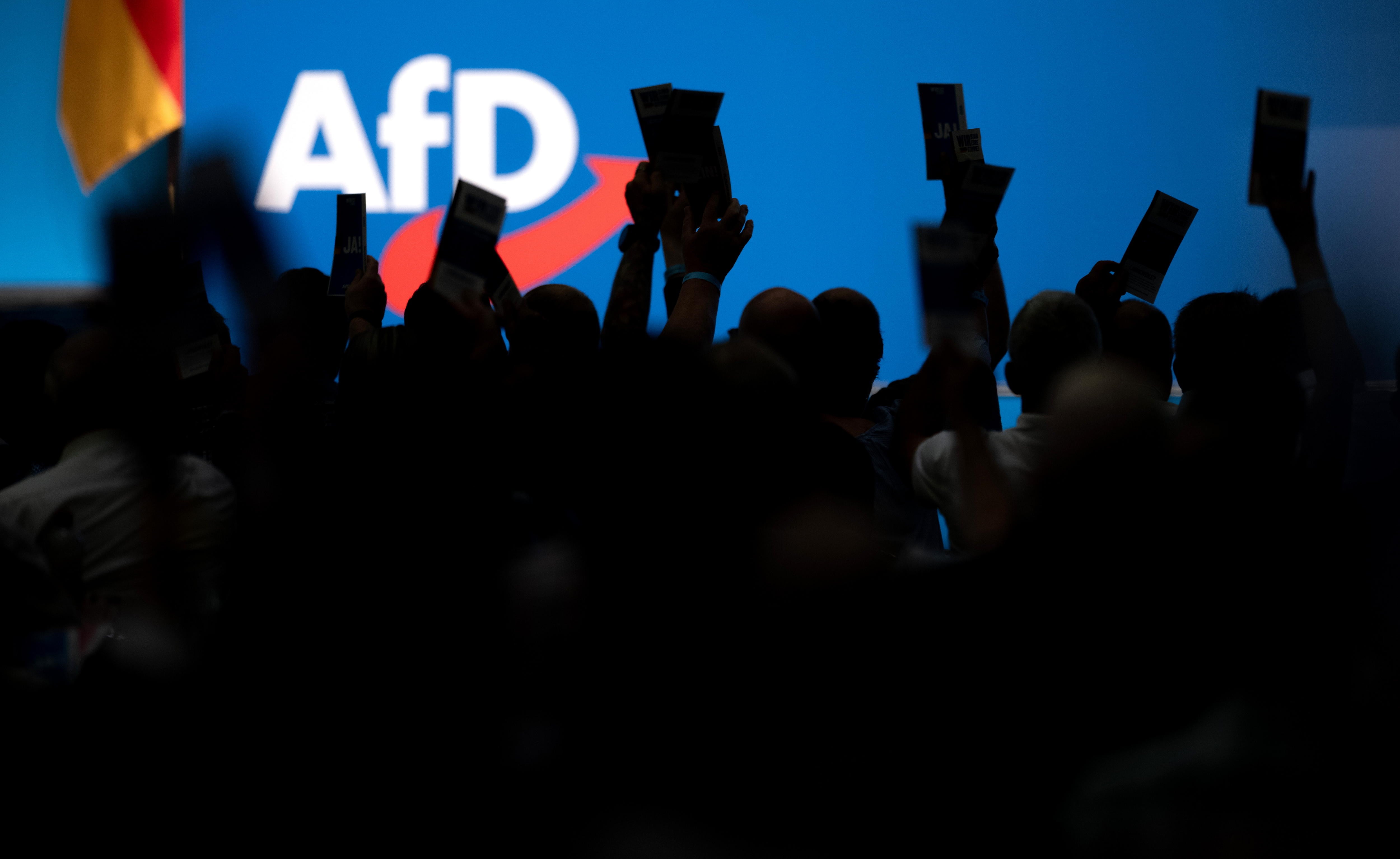 Conferencia de Alternativa por Alemania (AfD) en Essen.