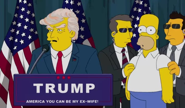 Donald Trump, en &#039;Los Simpsons&#039;