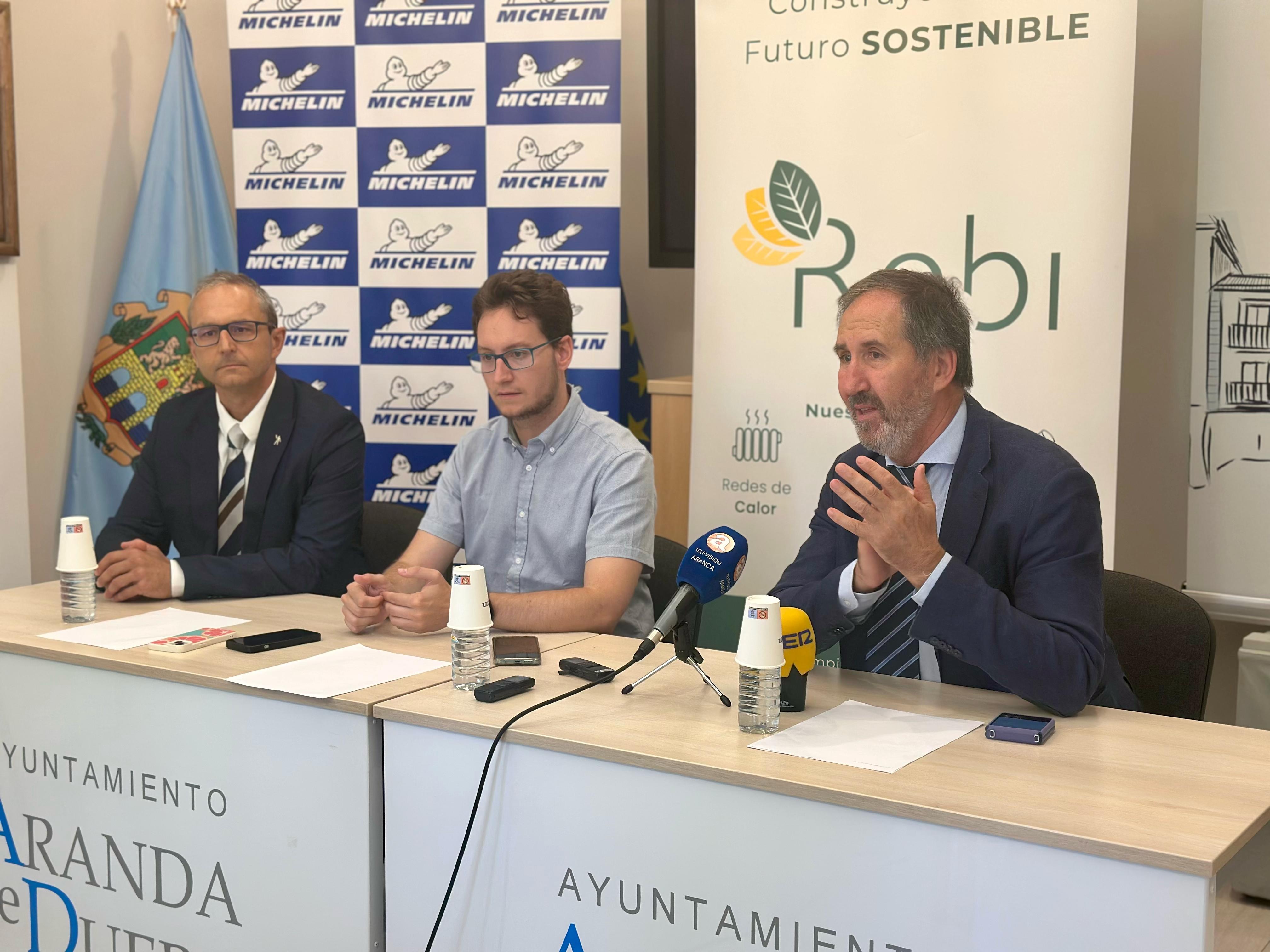 Presentación del proyecto de Rebi y Michelín en Aranda de Duero