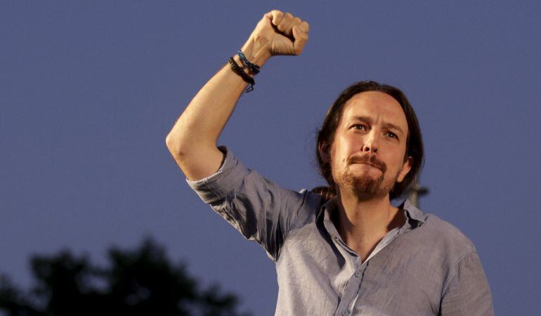 El lider de Podemos, Pablo Iglesias.