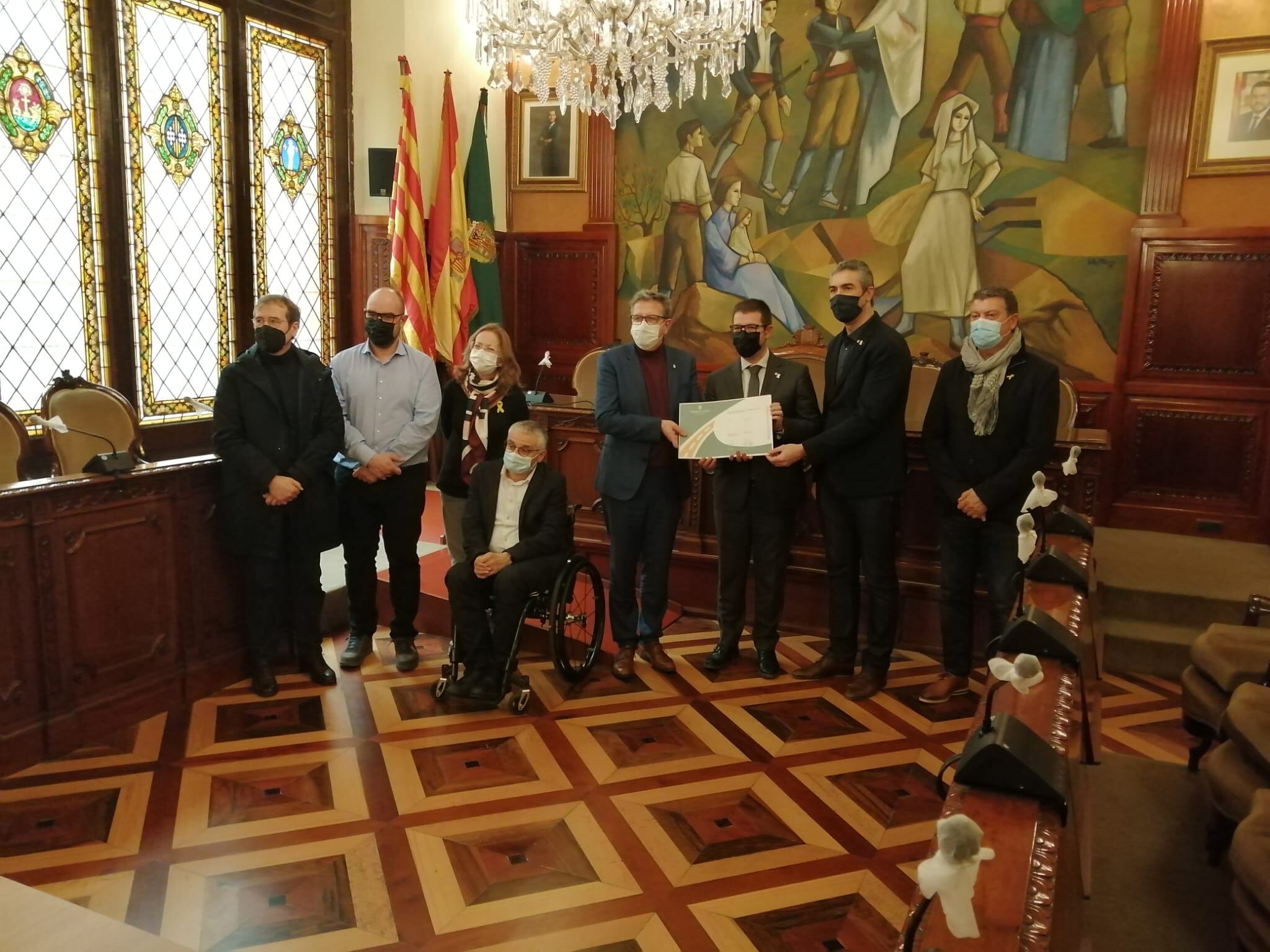 Presentació del projecte dels nous accessos a l&#039;AP-2