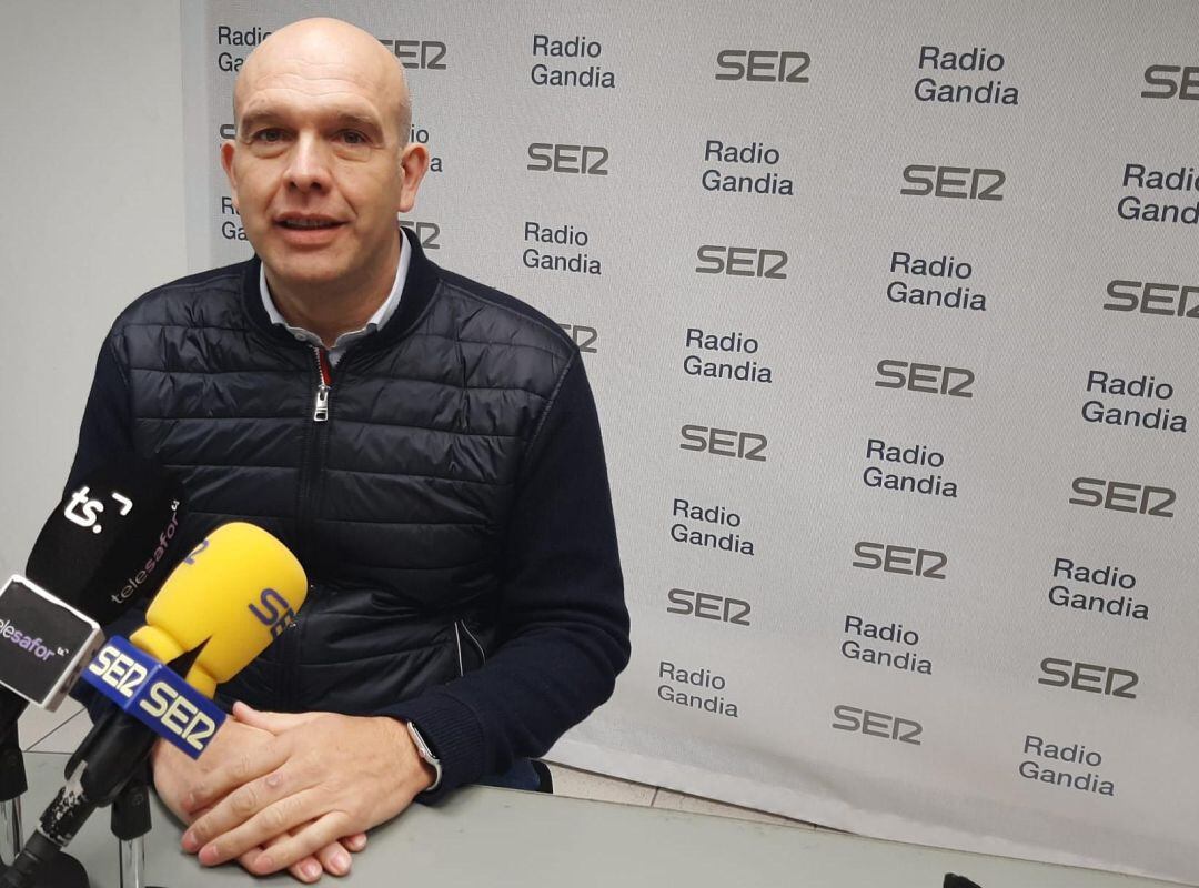 Pedro Izquierdo, presidente de la cooperativa comercial del Centre Històric de Gandia 