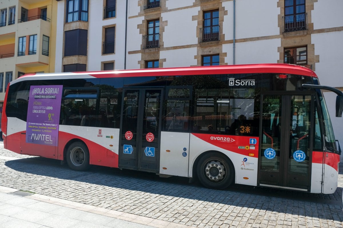 Autobús urbano de Soria.