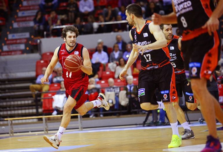 Tomás Bellas en un encuentro de la Liga Endesa de la pasada temporada