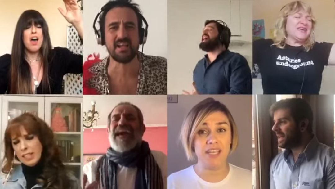 Treinta artistas asturianos conforman la versión coral de &#039;Asturias&#039;