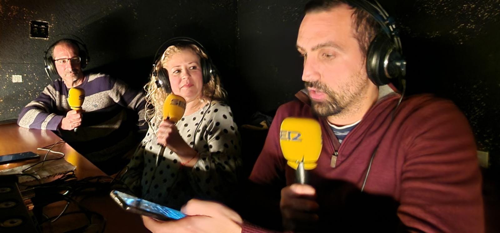 Alejandro Moya, Esther Escolar y Sergio Triguero.